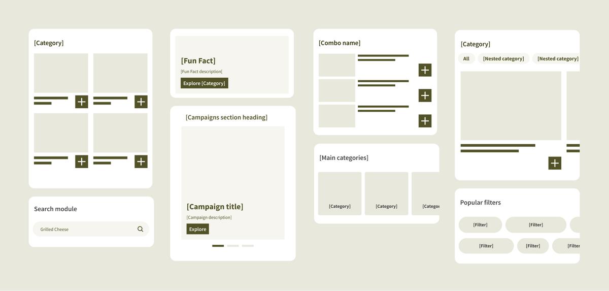Storefront widgets