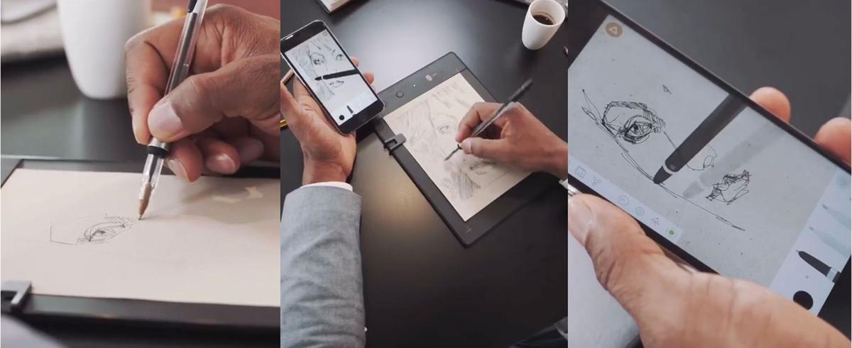 Repaper In Use on Mobile